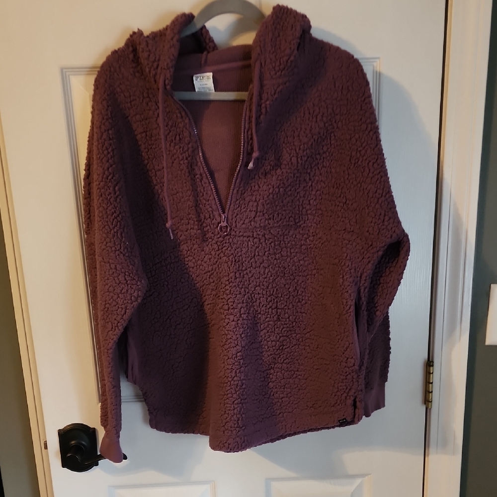 Cozy Purple Sherpa Hoodie